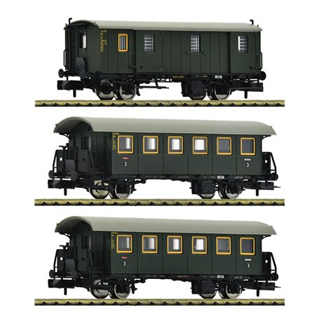 Fleischmann 6260023 3-piece set: Passenger train, DB