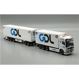 AH Modell AH-668 Bil & Släp Volvo GL FH XL Eurocombi "GDL"