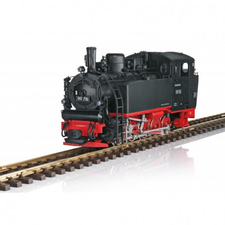 LGB 20483 Öchsle Railroad narrow gauge steam locomotive.Road number 99 716 is a narrow-gauge steam locomotive with ten drivin...