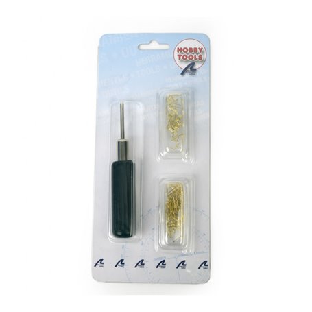 Artesania 27023-1 Pack with Magnetic Nailer for Model Building and 5/10 mm Brass Nails