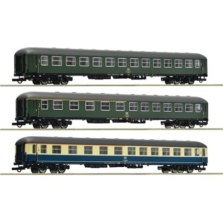 Roco 6200053 Vagnsset med 3 personvagnar D 377 “Hispania-Express”, DB