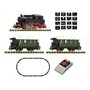 Fleischmann 5160003 Analogue Starter Set: Steam locomotive class 80 with passenger train