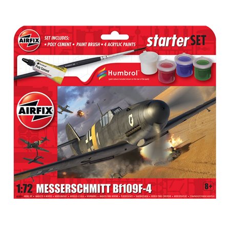 Airfix A55014 Flygplan Starter Set - Messerschmitt Bf109F-4