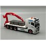 AH Modell AH-1256-1 Volvo FH Gl. 4 axle flat truck with loading crane "Green Cargo", med last