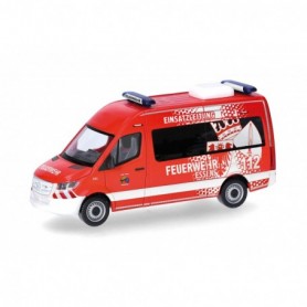 Herpa 098243 Mercedes-Benz Sprinter 18 bus high roof "fire brigade Essen"