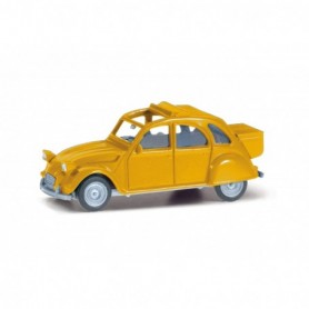 Herpa 027632-006 Citroen 2CV mit Queue, jaune mimosa