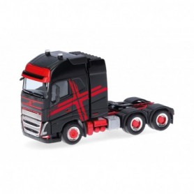 Herpa 318624 Volvo FH GL XL 2020 rigid tractor with heavy duty tower, black red