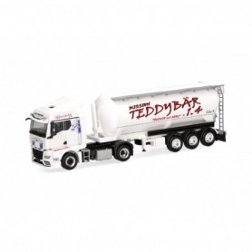 Herpa 318754 MAN TGX GM bulk semitrailer "Silo Melmer  teddy bear 1.4" (Austria Imst)