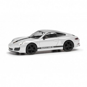 Herpa 430418 Porsche 911 (991) Carrera 4 S, silver