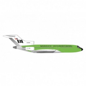 Herpa Wings 537988 Flygplan Braniff International Boeing 727-100 - solid lime green