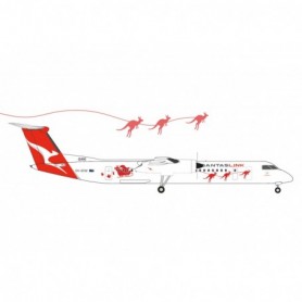 Herpa Wings 538084 Flygplan QantasLink Bombardier Q400 "Dasher-8"