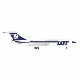 Herpa Wings 538121 Flygplan LOT Polish Airlines Tupolev TU-154M