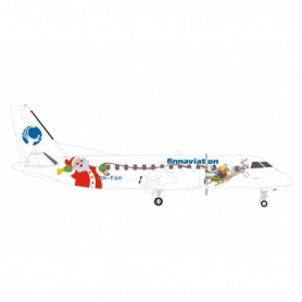 Herpa Wings 573245 Flygplan Finnaviation Saab 340 "Santa"