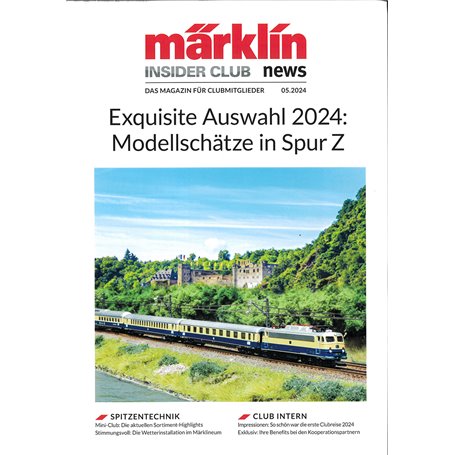 Märklin INS052024T Märklin Insider 05/2024 Tyska