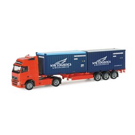 Herpa 154314 Volvo FH GL XL 20ft. container semitrailer "NYK"