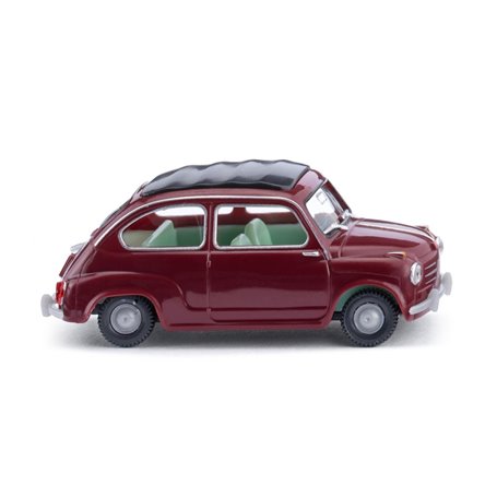 Wiking 009908 Fiat 600 - wine red