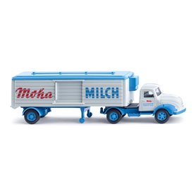 Wiking 052004 Refrigerated semi-trailer (Magirus) "Moha Milch"