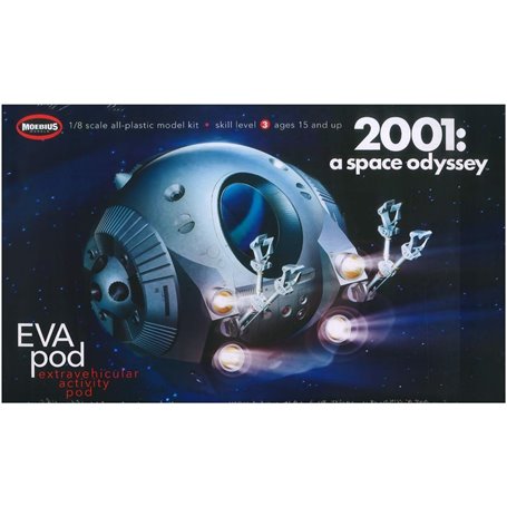 Moebius Models 2001-4 EVA Pod 2001 a space oddyssey