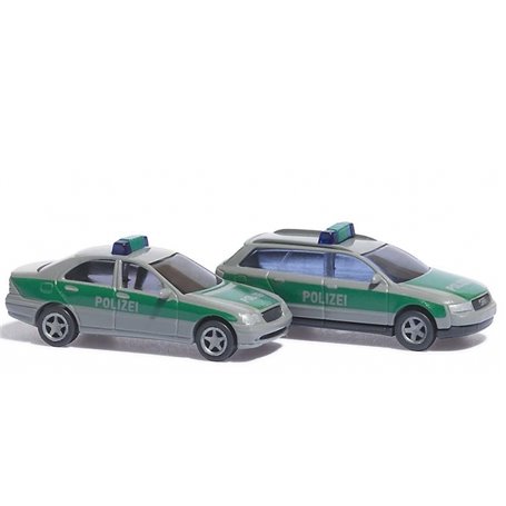 Busch 8314 Audi A4 Avant / Mercedes C-Klass "Polizei"