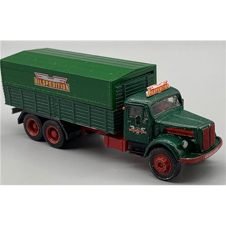 AH Modell AH-1287 Lastbil Scania Regent "Bilspedition" med figur