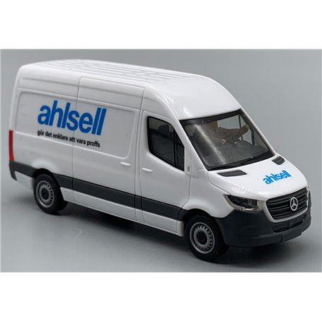 AH Modell AH-929 Mercedes-Benz Sprinter `18 box type with high roof, white "Ahlsell"