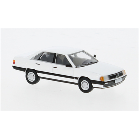 Brekina 870436 Audi 100 (C3), white 1982, PCX