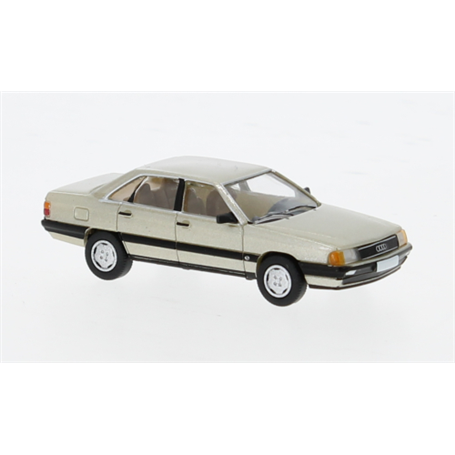 Brekina 870438 Audi 100 (C3), metallic-beige 1982, PCX