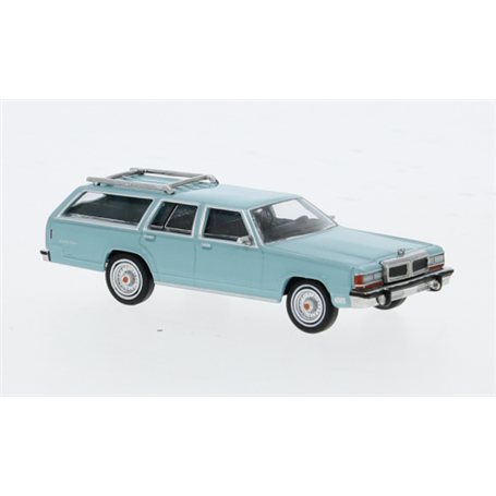 Brekina 19631 Ford LTD Station Wagon, lightblue 1979