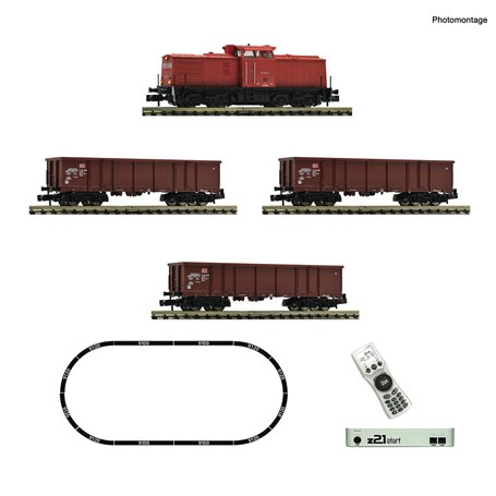 Fleischmann 5170005 z21 start digital set: Diesel locomotive class 204 with goods train, DB AG