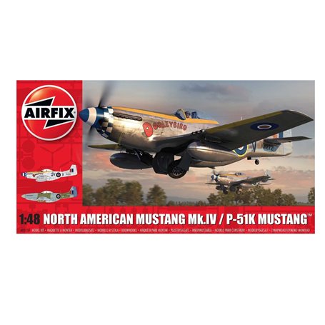 Airfix 05137 Flygplan North American Mustang Mk.IV/P-51K Mustang