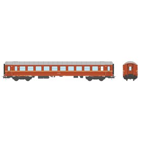 NMJ 106105 Personvagn NSB Bo3l 25538, 2. Klasse Personvogn, Original Utgave, Gammeldesign