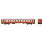 NMJ 106105 Personvagn NSB Bo3l 25538, 2. Klasse Personvogn, Original Utgave, Gammeldesign