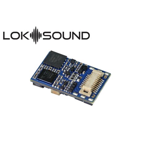 ESU 58928 Ljuddekoder LokSound 5 Nano DCC »Blank decoder«, Next18, gauge: N, TT