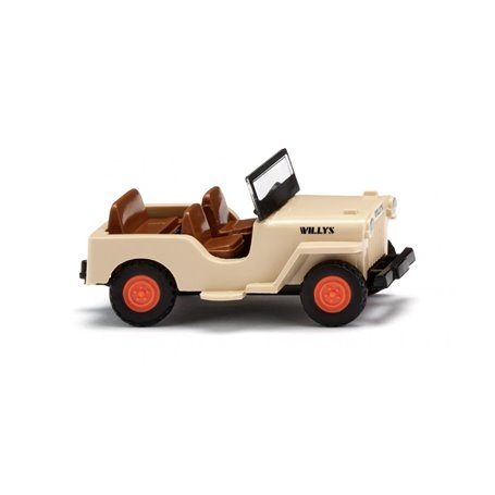 Wiking 001001 Willys Jeep CJ-3A ivory beige