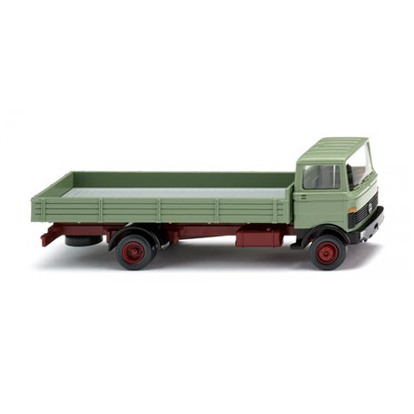 Wiking 043120 Flatbed truck (MB LP 809) light green