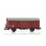 NMJ 503108 Godsvagn NMJ Topline modell av NSB Gbkls 158 5809-3 med grått understell og tretak