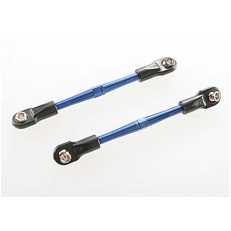 Traxxas 3139A Turnbuckles, blå-anodiserad aluminium, 2 st, längd 59 mm