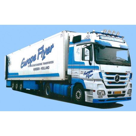 AWM 8241-01 MB Actros MO3 LH Aero med skåptrailer kyl "Europé Flyer"