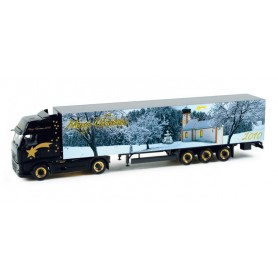 Herpa 157865 Volvo FH GL XL 08 box-semitrailer "Christmas 2010"