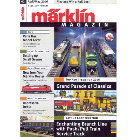 Märklin 103211 Märklin Magazin 2/2006 Engelska