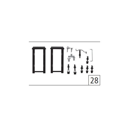 Roco 120467 Tillbehörssats isolater, takdetaljer m.m. för bl.a. Rocos DM3 1200