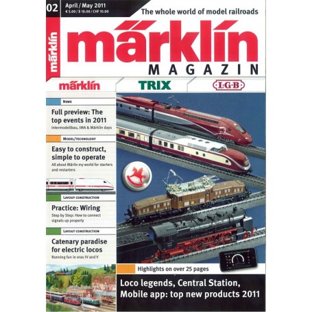 Märklin 170312 Märklin Magazin 2/2011 Engelska