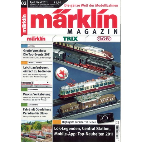 Märklin 170311 Märklin Magazin 2/2011 Tyska