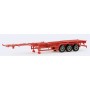 Herpa Exclusive 480251 Trailer 40 fots, 3-axlig, röd