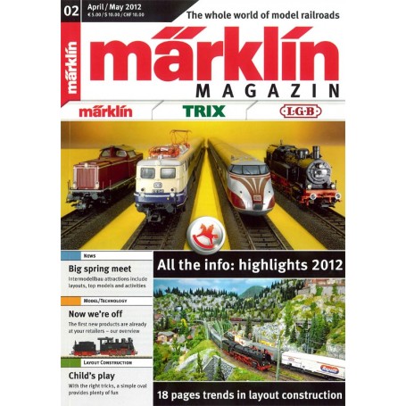 Märklin 185186 Märklin Magazin 2/2012 Engelska