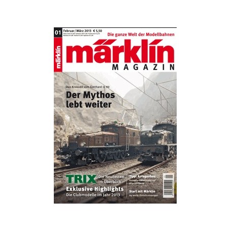 Märklin 197895 Märklin Magazin 1/2013 Engelska