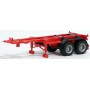 Herpa Exclusive 480004 Trailer 20-fots, 2-axlig, röd