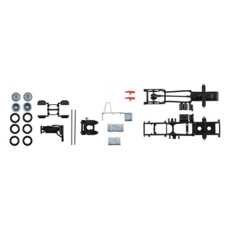 Herpa 084123 Chassis for tractor MAN TGX Euro 6 lowliner Content: 2 pcs