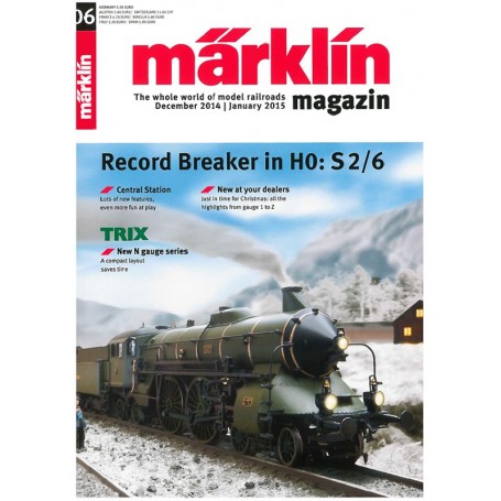 Märklin 242469 Märklin Magazin 6/2014 Engelska