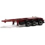 Herpa Exclusive 480025 Trailer 20/26ft, 3-axlig, wienröd